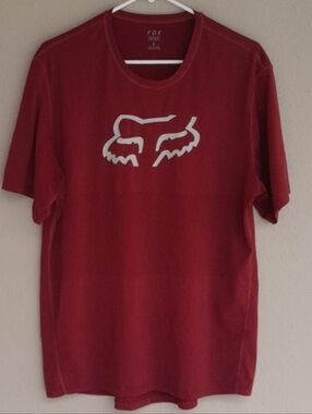 Fox‎ Racing Men's Large Print Crewneck Short Sleeve T-Shirt Tee